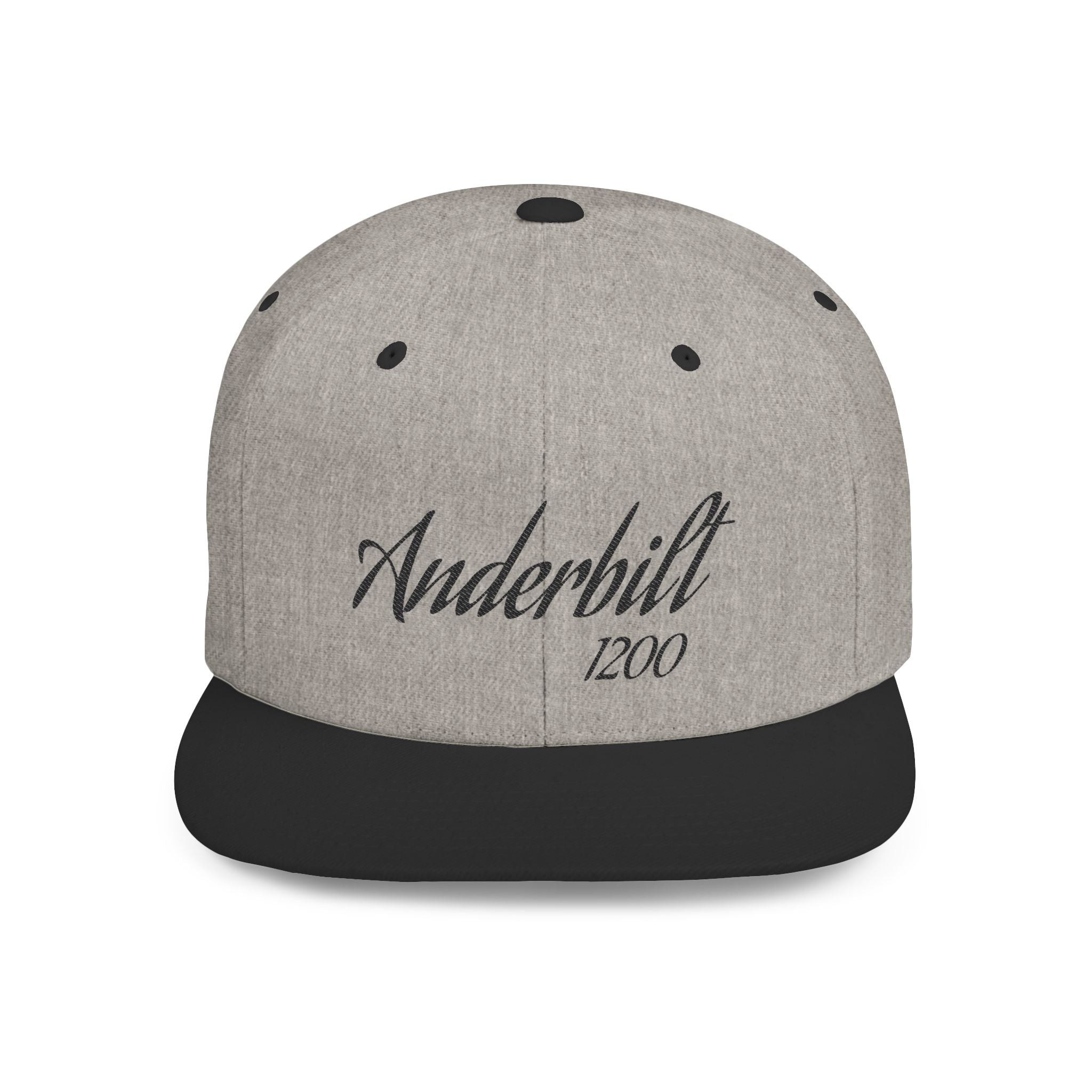 Anderbilt Script Flat Bill Snapback Hat