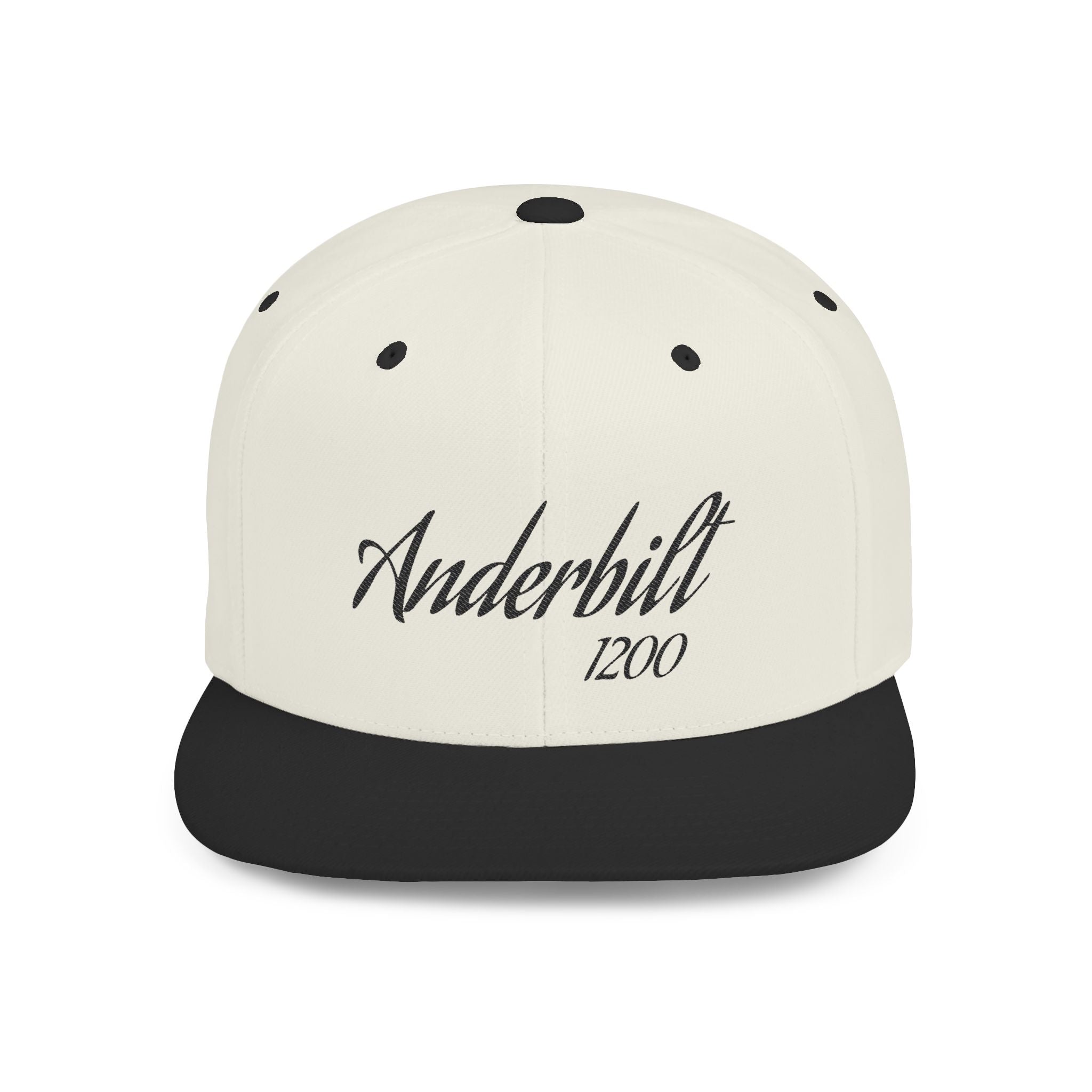 Anderbilt Script Flat Bill Snapback Hat