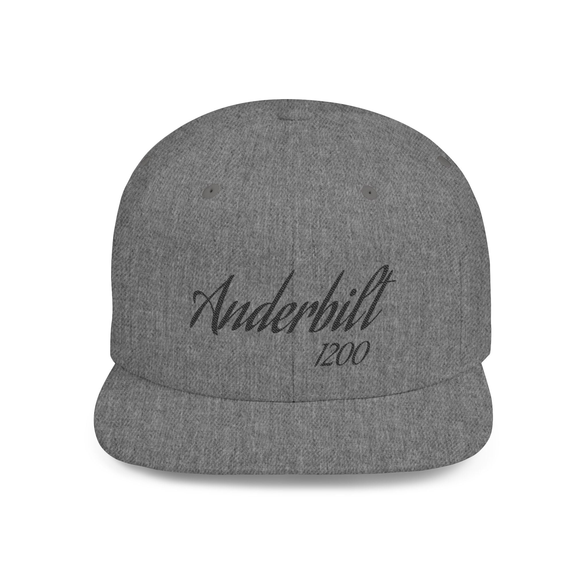 Anderbilt Script Flat Bill Snapback Hat