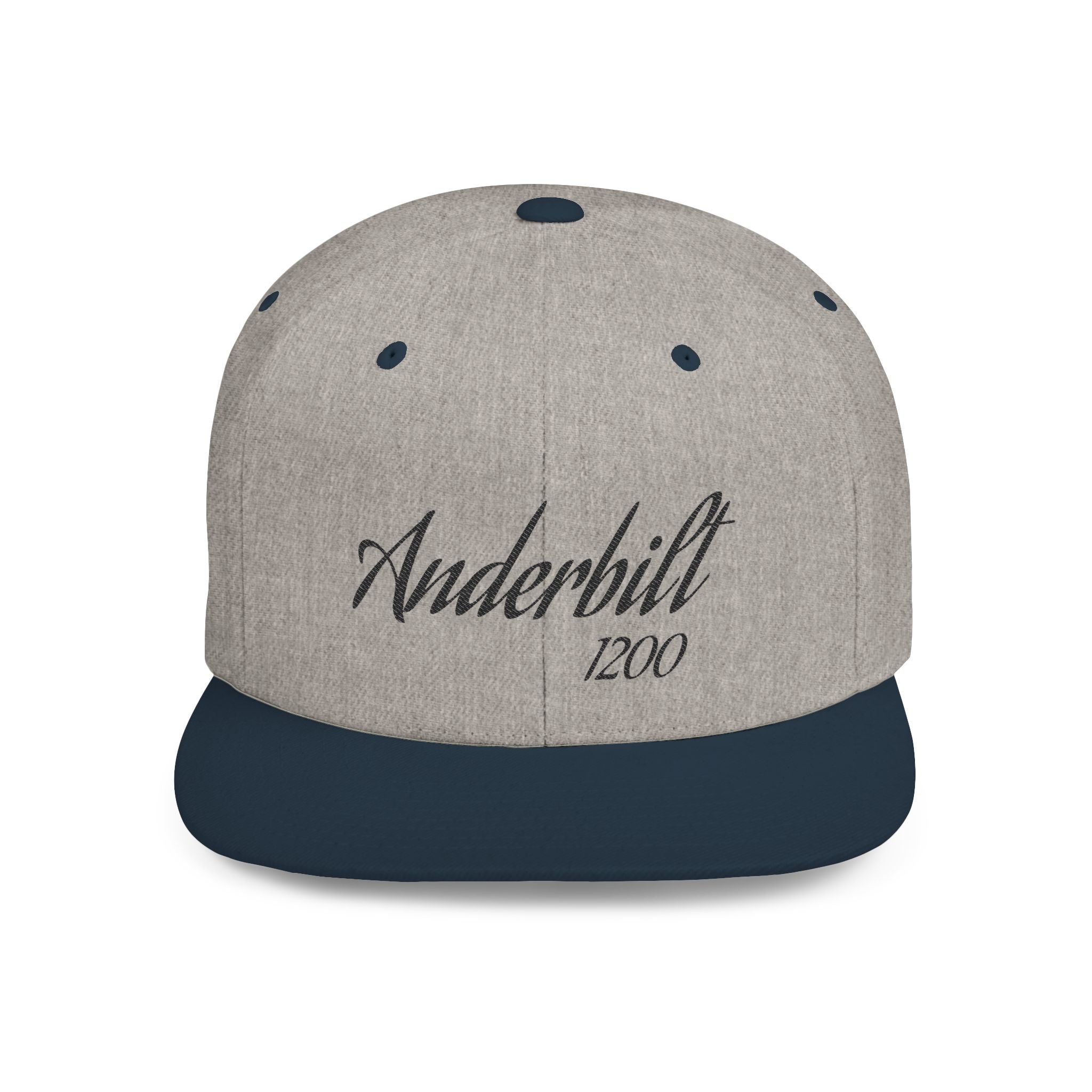 Anderbilt Script Flat Bill Snapback Hat